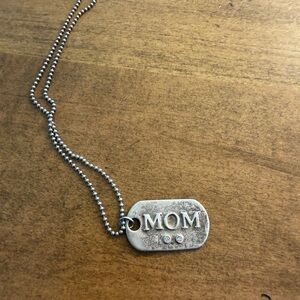 Studio Barse Silver 'MOM' Pendant Necklace